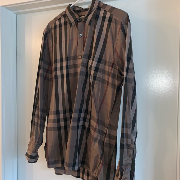 Burberry Long Sleeve Collared Shirt - Picture 3 of 3